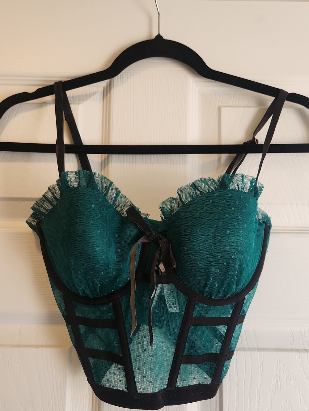 Green Lace Bustier Top - Women Intimates